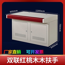 Custom computer factory direct double triple thickened command center console platform wooden monitoring console