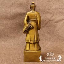 Subordination Hall Pure copper Medical St. Zhang Zhongjing Bronze Like a pendulum piece Traditional Chinese Medicine Props Ancient Name Doctors Medical Museum Exhibition