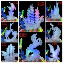 Hotel large decoration mold salt carving mold decoration model ice carving SAB body lamp