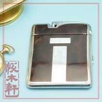  KaitangAmerican-made RONSON brand kowtow worm cigarette case kerosene automatic lighter old cigarette case