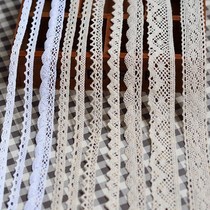 Kindergarten ring Chuang decorative lace strip linen roll rope handmade DIY material retro woven wide flat hemp ribbon