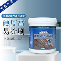 Terrace lacquered bright light varnish waterborne epoxy hood photovarnish abrasion resistant and rain-proof sunscreen tasteless and environmentally friendly