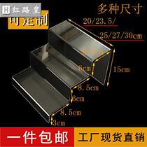 Customized acrylic three-layer hot bending ladder display rack multi-layer display stand booth shoe rack display rack
