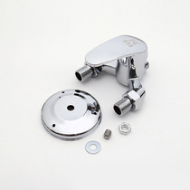 Open-mounted triangle valve shower zinc alloy bathroom shower wall hot and cold water mixing valve bathroom wall faucet