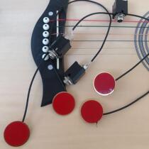 Factory price Wholesale wood Guitar Classical Folk Yukri Karimba Pickup the thumb violin ten Sound