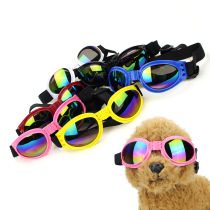 Foldable pet glasses pooch sunglasses sunglasses ornaments Puppy glasses protective mirror supplies