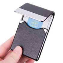 Direct selling business bank enterprise creative gift stainless steel office Card Holder promotion metal business card box