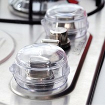 Gas stove knob shield 2 creative kitchen childrens gas stove switch translucent protective cover