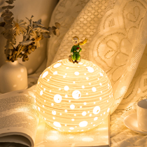Little Prince Planet Bedroom Bedside Lamp Living Room Study Ceramic Planet Warm Romantic Atmosphere Lamp Decoration Lamp