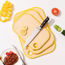 Cutting board antibacterial and mildew-proof household double-sided available kitchen PE food grade cutting board cutting fruit chopping board supplementary food chopping board