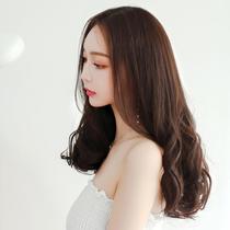 Big net U-shaped half-headgear wig invisible matte high-temperature silk hair piece female long curly hair fashion hair film