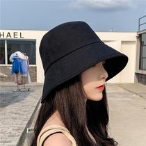 Fisherman's Hat Female Summer Korean Tide Net Red Black Joker Japanese Sunscreen UV Sunshade Sun Hat Pot Hat