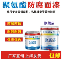 Polyurethane anticorrosive topcoat metal paint railing color steel tile refurbished paint mechanical equipment paint acid and alkali resistant paint