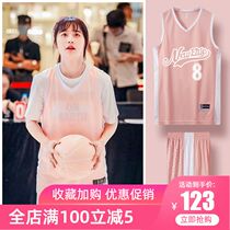 Li Ning VIP basketball suit Summer girls suit basketball suit custom student fake two-piece game suit sports training