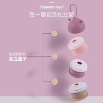 Baby milk powder box portable out milk powder cans large-capacity milk powder baby sub-pack divider box small milk powder grid
