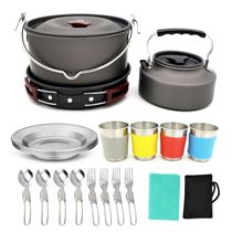 Outdoor camping equipment supplies cookware set picnic Pot Pot Pot portable set pot camping picnic pot soup pot