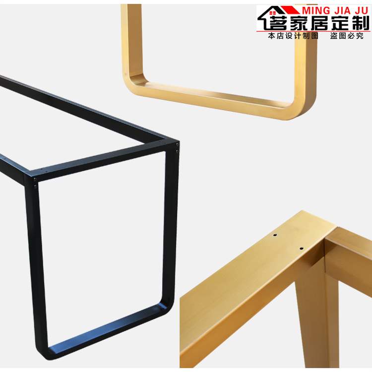 Single leg table leg custom home office desk Computer desk support bracket Single side unilateral cabinet countertop table foot