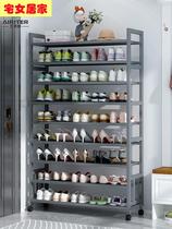 Shoe frame household simple door dormitory 2021 new solid durable indoor good looking shoe cabinet economy bamboo