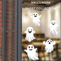 Halloween theme decoration layout stickers super transparent glass stickers kindergarten shopping mall clothing shop window decals