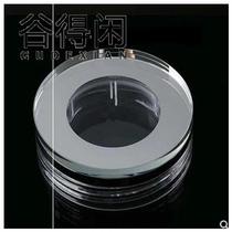 Alpine flowing water double crystal glass cup lid accessories universal transparent sealing ring edible grade silicone leak-proof single
