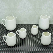 Ceramic milk spoon Milk pot Milk cup with handle without handle Coffee with milk cup Honey milk jar Western jam cup