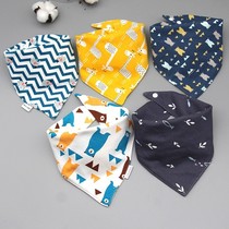 ins style saliva towel feeding bib summer anti-thin baby curtain baby stuff pocket cute shape k