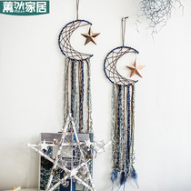 INS Golden Stars Whites Dream Nets Air Hanging Accessories Interior Pendants Craft Wall Hangings Lovers Gifts XR053