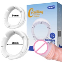 Ten 2pcs set Silicone Beaded Penis Rings Delaying Ejaculat