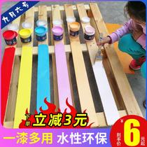 Water-based environmentally friendly metal lacquered car Old furniture renovated wood lacquered silver grey anti-rust paint fluorocarbon oily black varnish
