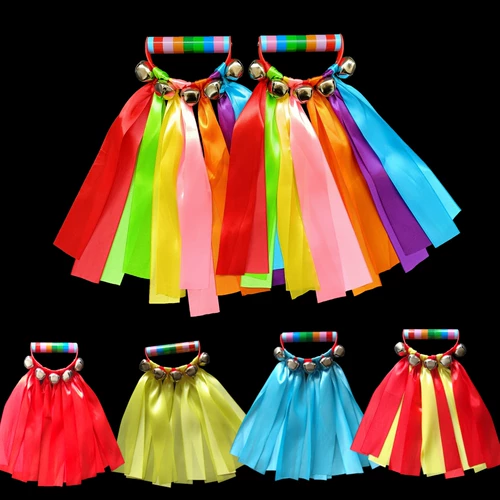 Погремушка для детского сада для школьников для танцевального шоу, колокольчик, Слинки