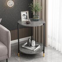Eschic rock plate color edge several small family type living room home minimalist modern sofa side tea table extremely minimalist and small round table