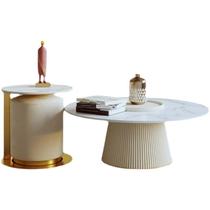 Tang mirror TJ0313 modern light extravagant round size round several small family type living room home creative design rock plate tea table