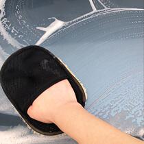 Wool wash car gloves wipe waxed gloves clean polished car products plush bear palm manufacturers direct sales wholesale
