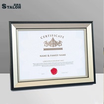 A4 photo frame setting high-end honor certificate frame A3 business license frame original license certificate display wall customization