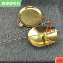 Hand-held pure copper scale copper weighing scale medicine pharmacy used small Chinese Medicine name called steelyard