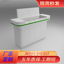 Fill in the form table Custom baking paint convenient cabinet agricultural and commercial bank counter baking paint single-sided double-sided filling table spot filling table