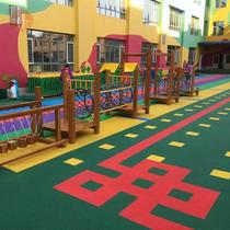 Kindergarten floor mat sports plastic assembled suspended cement floor transformation outdoor exercise court anti-skid