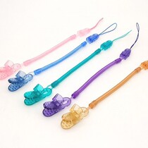  Pacifier anti-drop chain Anti-drop chain Plastic pacifier chain Baby silicone pacifier chain Teether chain Pacifier chain clip