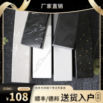 Marble water retaining strip bathroom shower room stone base toilet waterproof water barrier dry and wet separation stone threshold strip