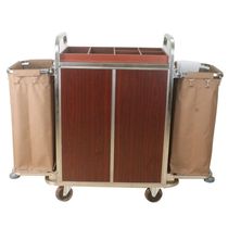 Hotel linen car Hotel room service car Stainless steel cart Bilateral unilateral room entrance car Cleaning car work car