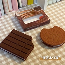 Beautiful notebook cute little notebook diary girl secret notebook chocolate hand ledger Japanese good-looking