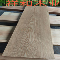 White oak tabletop board countertop board Log wood custom bay window furniture Solid wood stepping board processing Bar table