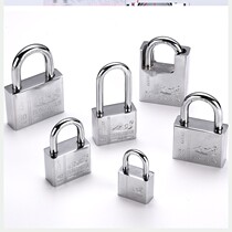 Stainless steel padlock 30mm 50mm stainless steel padlock straight open marble padlock waterproof anti-rust and anti-corrosion