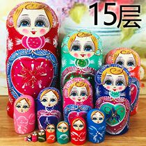Cover Eva Toy Girl Russian Features 10 Floors China Wind Creative Shake Gift Wooden Import 15 floors