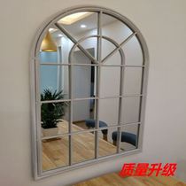 Fake window decoration simulation bedroom room layout master bedroom wall stickers Wall small room renovation supplies three-dimensional mirror