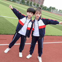 Childrens school uniform Spring and autumn kindergarten garden uniform set Primary school school uniform Childrens class uniform sports style college childrens suit