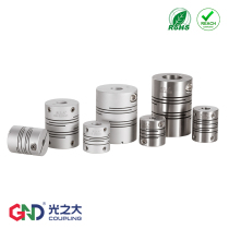  Aluminum alloy GI parallel line coupling High torque stepper servo motor encoder Grooved elastic coupling
