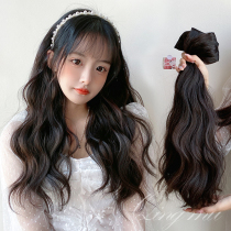Admiration wig wool curling piece one piece of corn hot hair piece three piece wig piece no trace hair hair