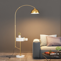 Fishing lamp floor lamp living room bedroom light luxury design sense simple modern sofa side drawer table lamp