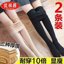 Spring autumn and winter thick stockings womens velvet pants light leg artifact anti-hook silk leggings flesh color leg socks